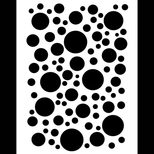 Stencil - Floating Bubbles (10 x 8inch)